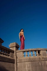 Nola Dress - Wine