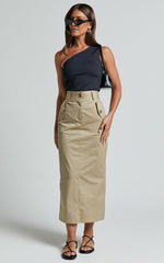 Karel Top - One Shoulder Sleeveless Top in Black
