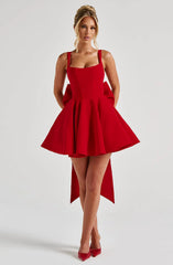 Livette - Bow Tie Mini Dress