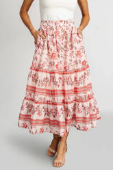 Meg Skirt | Blush Multi
