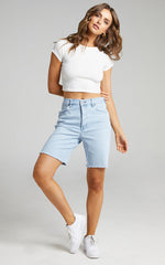 Wrangler - FRANCES DENIM SHORT in Ecology Blues