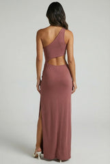 Amalfi Afterglow One Shoulder Maxi Dress