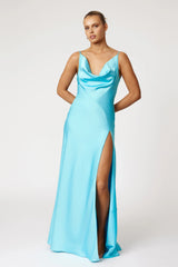 Monroe Dress - Lagoon Blue