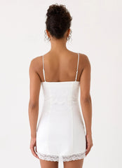 Aloura Lace Mini Dress White