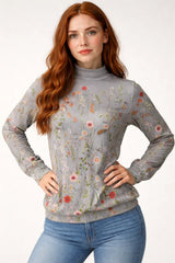 Orvella Cozy Printed Sweater - Soft, All-Day Comfort