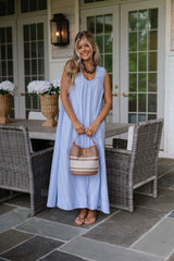 Betsy Maxi Dress-Light Blue