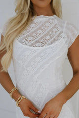 Everlee Lace Dress - Off White