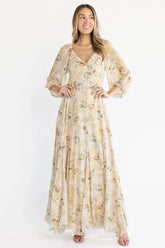 Aviana Maxi Dress | Golden Floral