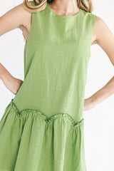 Paulina Short Dress | Green