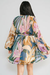 Rev Mini Dress | Orchid Multi