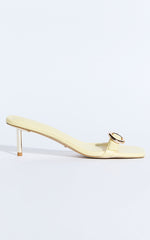 Billini - Lyon Heels with Hardware Detail in Daffodil