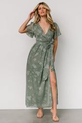 Faye Maxi Dress | Eucalyptus