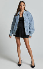 Lioness - Kenny Bomber in Light Denim