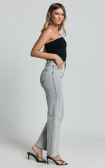 Petra Top - Gathered Cut Out Jersey Top in Black