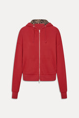 Weekend Zip Up Hoodie - Strawberry Red