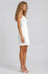 Andrea Mini Wrap Dress