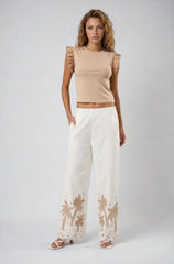 Royal Palm Linen Pants