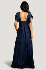 Agatha Maxi Dress | Dark Blue