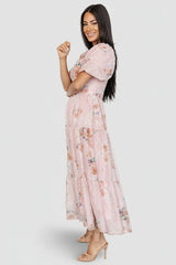 Annabeth Midi Dress | Blush Floral