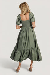 Annalisa Midi Dress | Olive