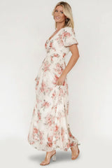 Ardley Maxi Dress | Cream + Rose Floral