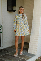 Jacqulyn Floral Mini Dress-Multi