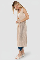 Bretta Duster Vest | Natural