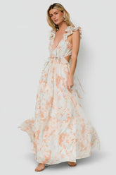 Brigitta Maxi Dress | Mint Floral
