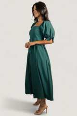 Britton Midi Dress | Evergreen