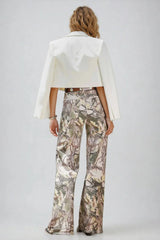 Tex High-Rise Camo Jeans