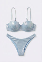 Shiny Mermaid Seashell Bikini