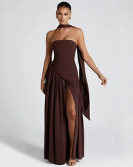 Luxe Chic Slit Maxi Dress