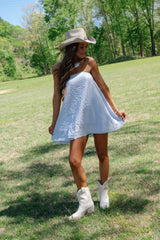 Archie Swing Mini Dress-Sky Way