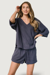 Chicago Lounge Top | Navy