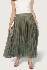 Cyra Midi Skirt | Sage