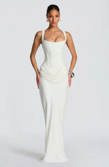 Hourglass Maxi Dress — Sculpted Silhouette, Effortless Style