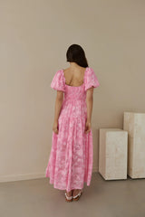 Step By Step Maxi Dress Pink