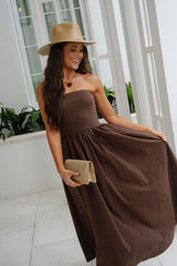 Millie Maxi Dress-Chocolate