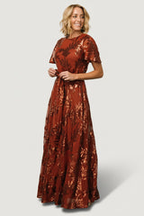 Muse Sequin Maxi Dress | Cinnamon