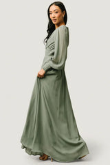 Olivia Maxi Dress | Eucalyptus