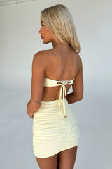 Pheobe Mini Dress Yellow
