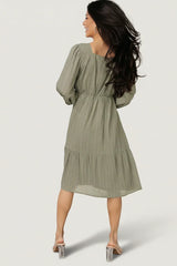 Vaeda Midi Dress | Olive