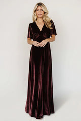 Vivian Velvet Maxi Dress | Clove