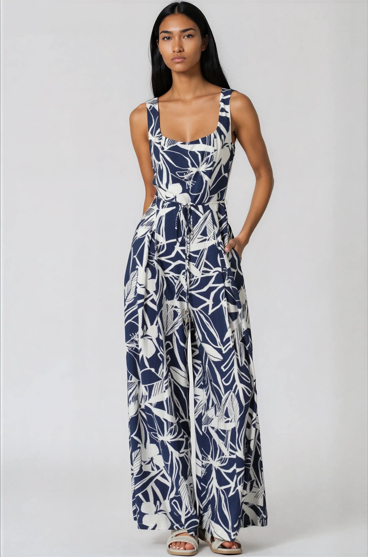 Nicole Wide Leg Jumpsuit