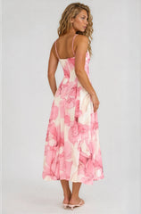 Mara Floral Midi Dress
