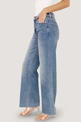 Noah High Rise Straight Leg Jeans | Medium Wash