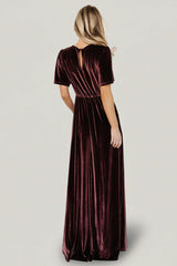 Vivian Velvet Maxi Dress | Clove