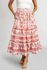 Meg Skirt | Blush Multi