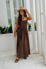 Millie Maxi Dress-Chocolate