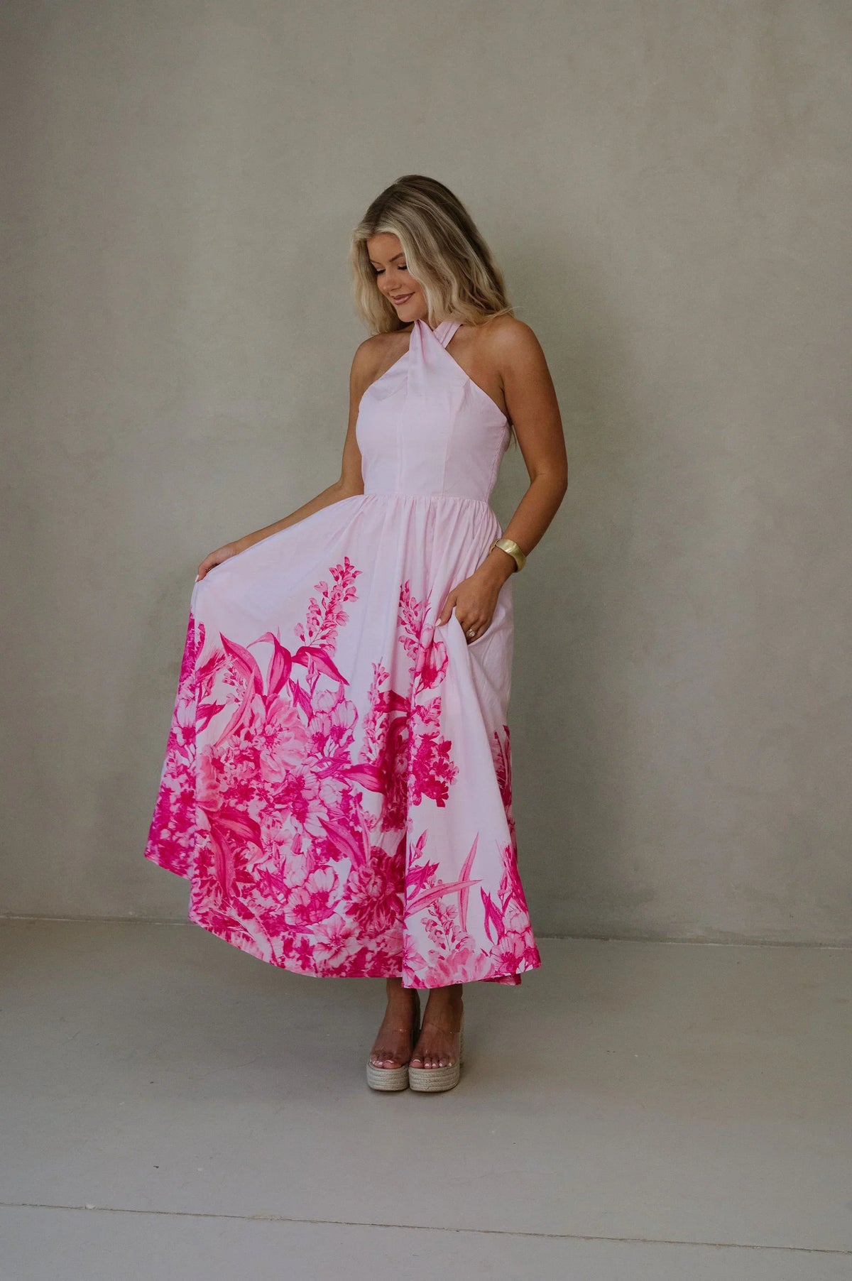 Jazzie Maxi Dress-Light Pink